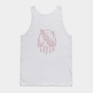 Oklahoma Crest - Dark on Light Shirt - Hand Drawn Sketch Tank Top